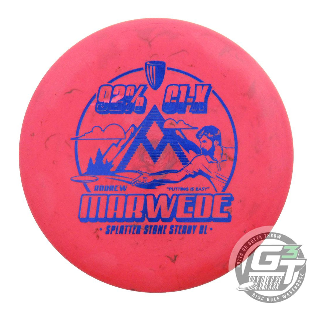 DGA Limited Edition Andrew Marwede DGPT C1-X Splatter Stone Line Steady BL Putter Golf Disc (Individually Listed)