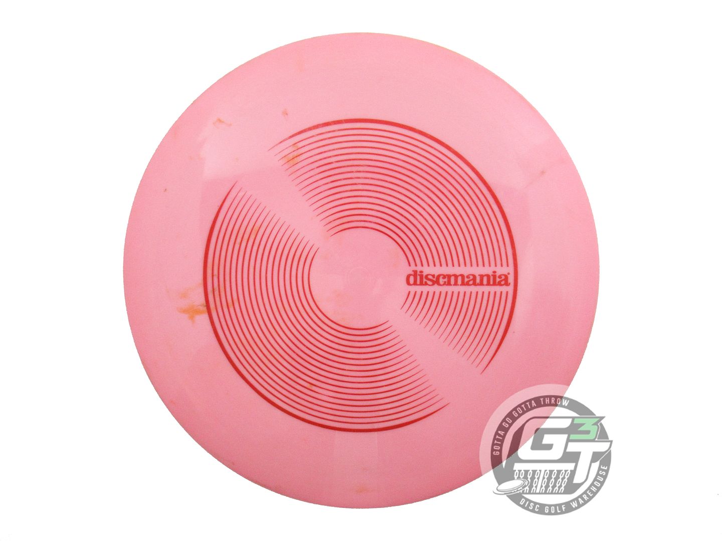 USED DiscMania VINYL Lux Essence 169g Pink Red Foil Driver Golf Disc