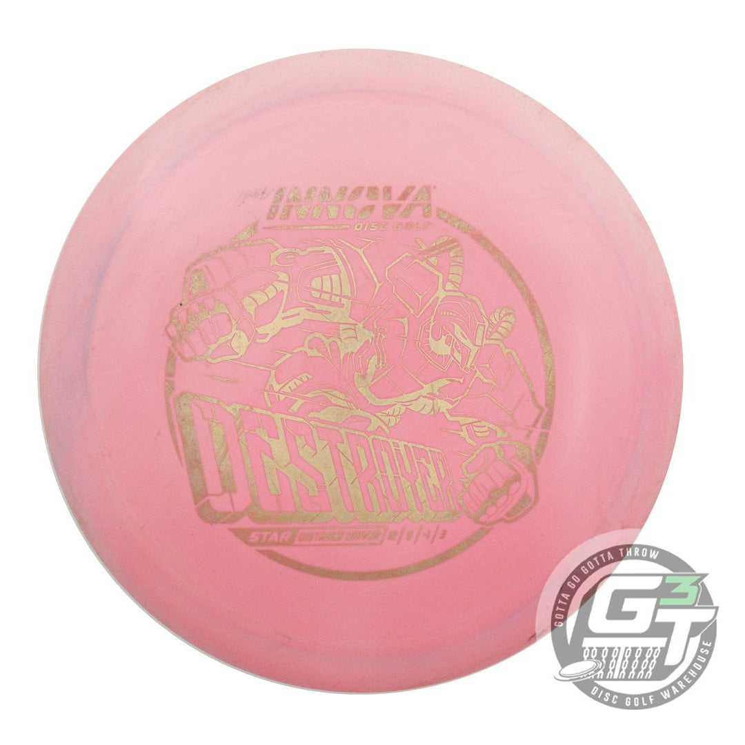 USED Innova Star Destroyer 171g Pink Gold Foil Distance Driver Golf Disc