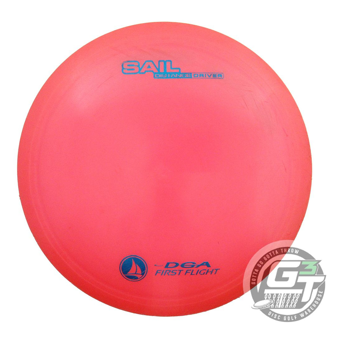 USED DGA FIRST RUN ProLine Sail 171g Pink Blue Foil Distance Driver Golf Disc