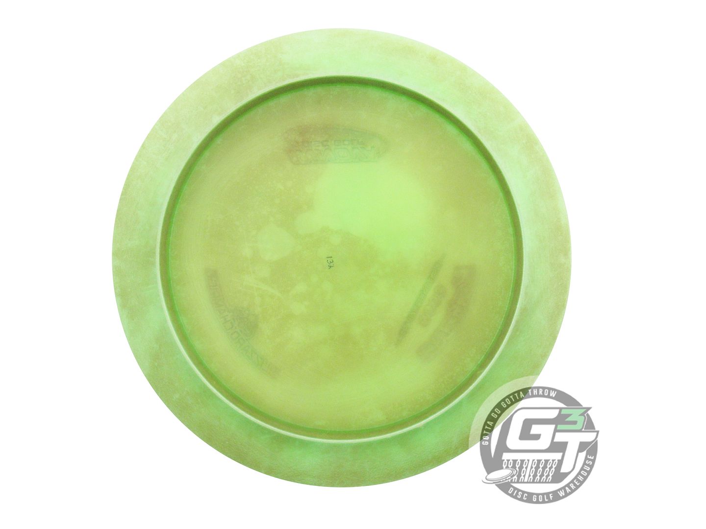 USED Innova Blizzard Katana 132g Lime Rainbow Laser Foil Distance Driver Disc