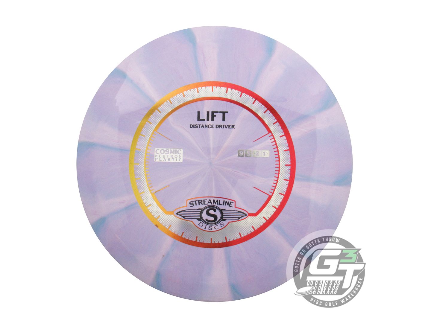 USED Streamline Discs Cosmic Neutron Lift 175g Lilac-Teal Distance Driver Disc
