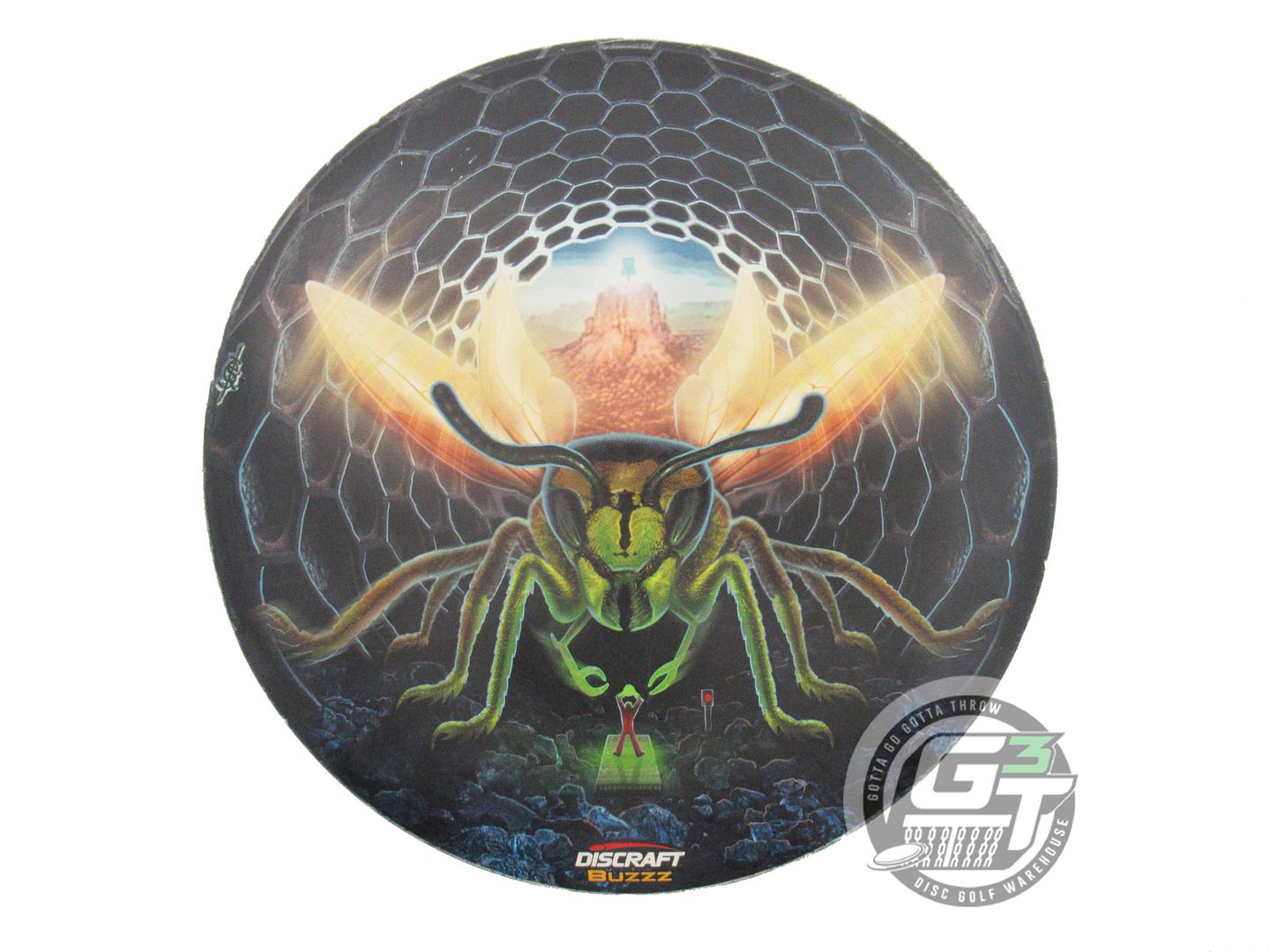 USED Discraft SuperColor ESP Buzzz 179g DEMISE OF LOC-NAR Midrange Golf Disc