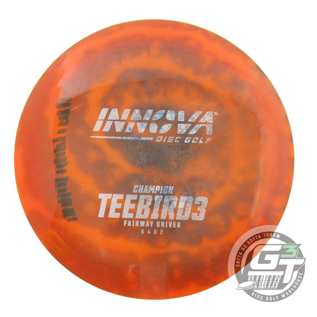 USED Innova Champion Teebird3 174g Orange HOME DYED Fairway Driver Golf Disc