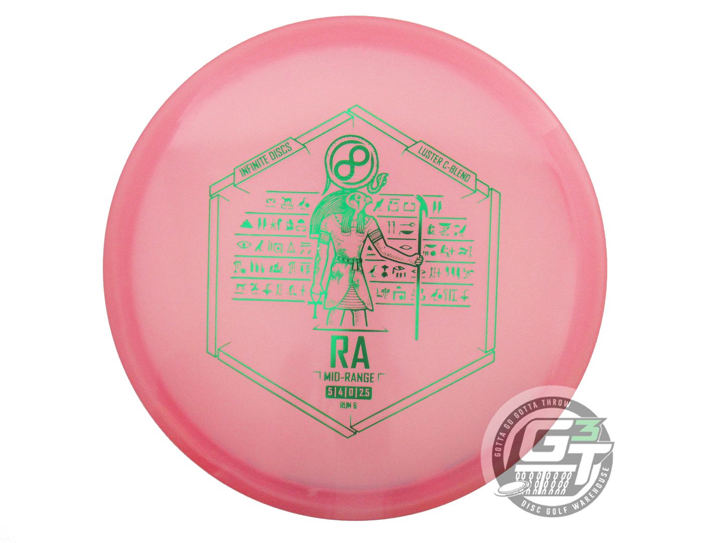 USED Infinite Luster C-Blend Ra 180g Pink Green Foil Midrange Golf Disc