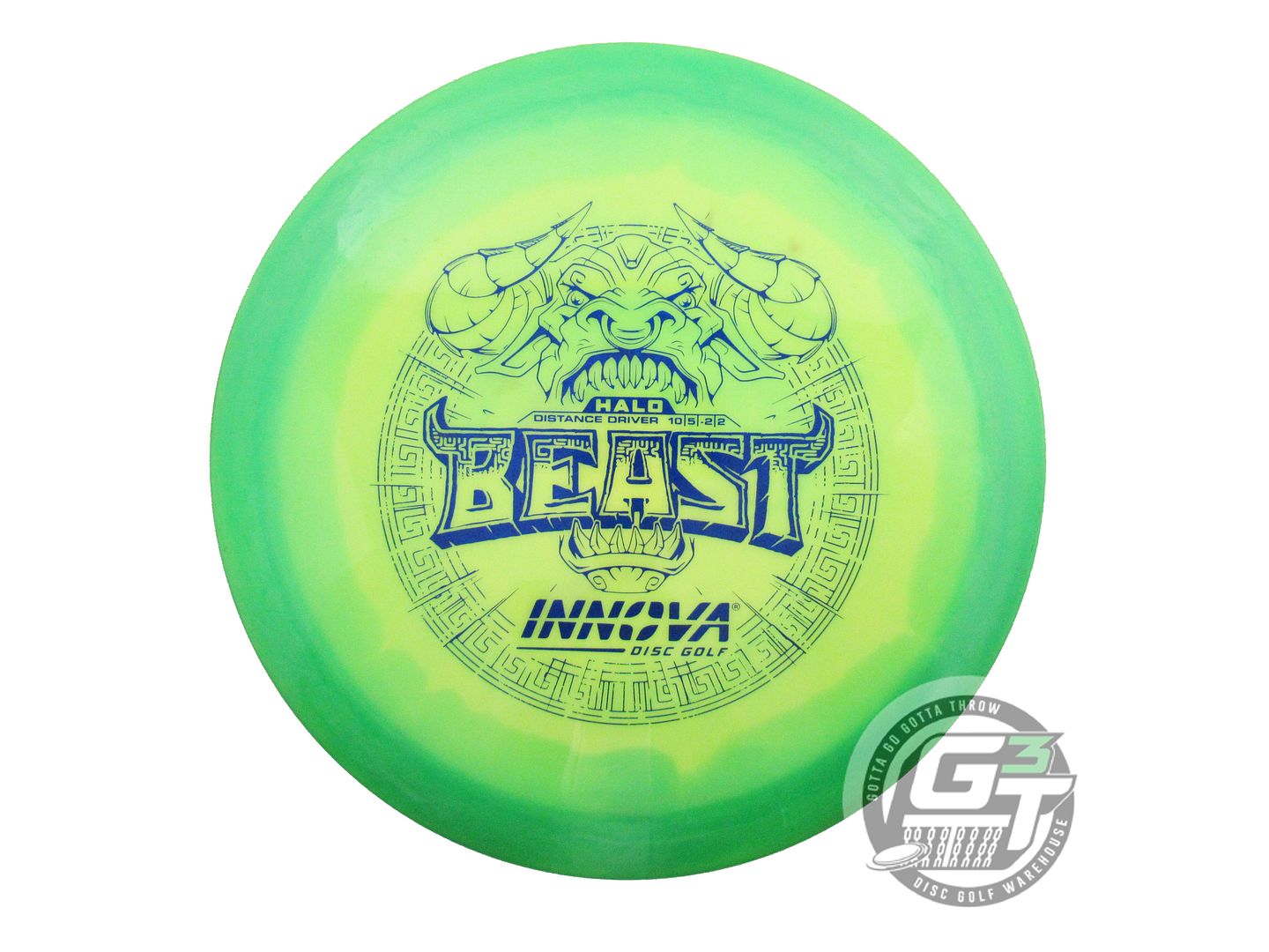 USED Innova Halo Star Beast 171g Green-Yellow Distance Driver Golf Disc