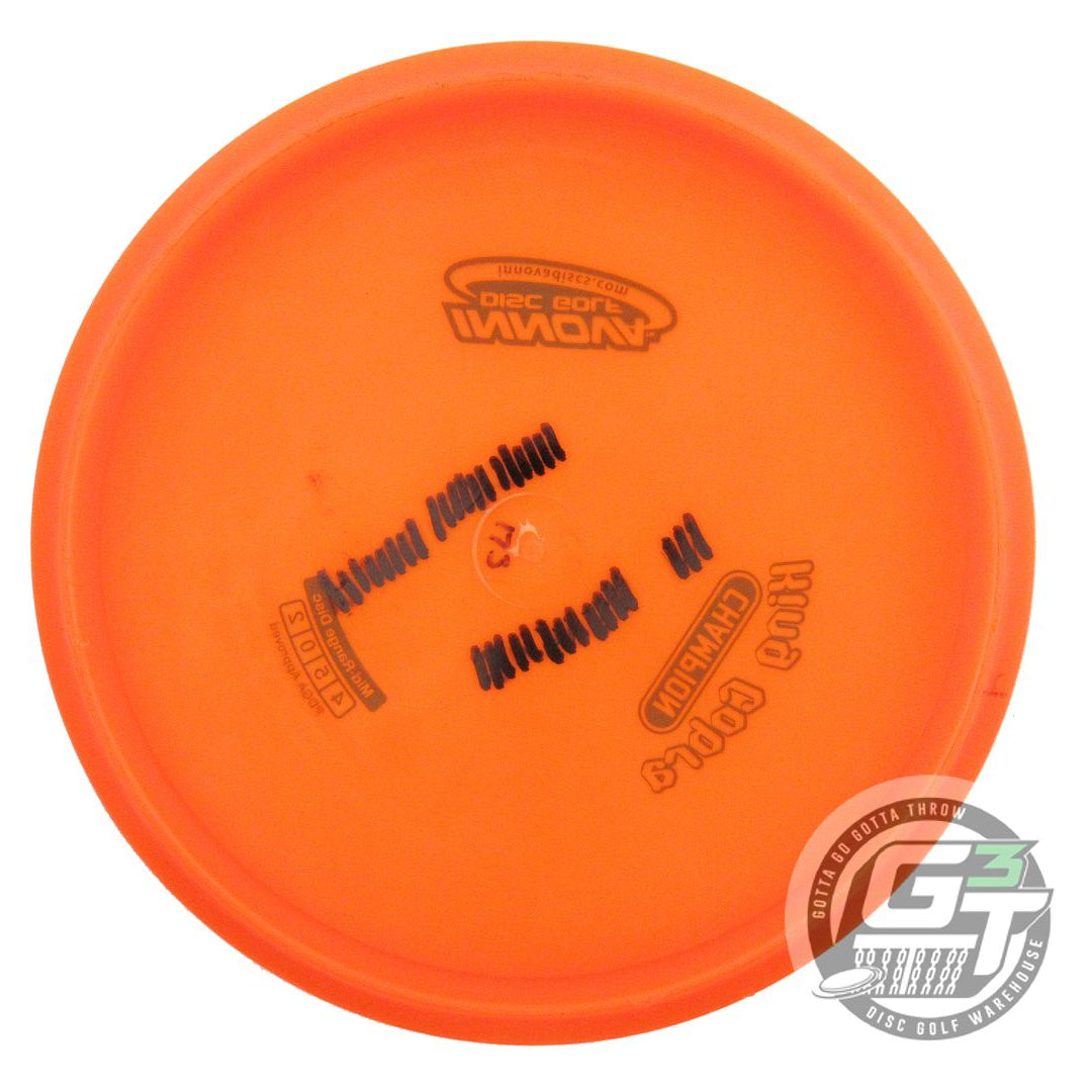 USED Innova Champion King Cobra 173g Orange Blue Stamp OOP Midrange Golf Disc