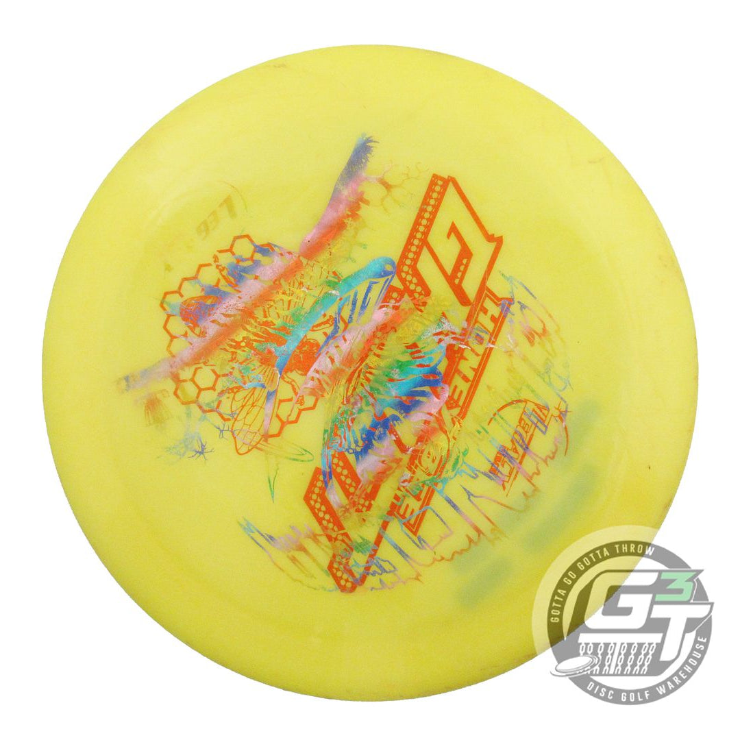 USED Legacy Discs X-OUT Icon Outlaw 175g Yellow Distance Driver Golf Disc