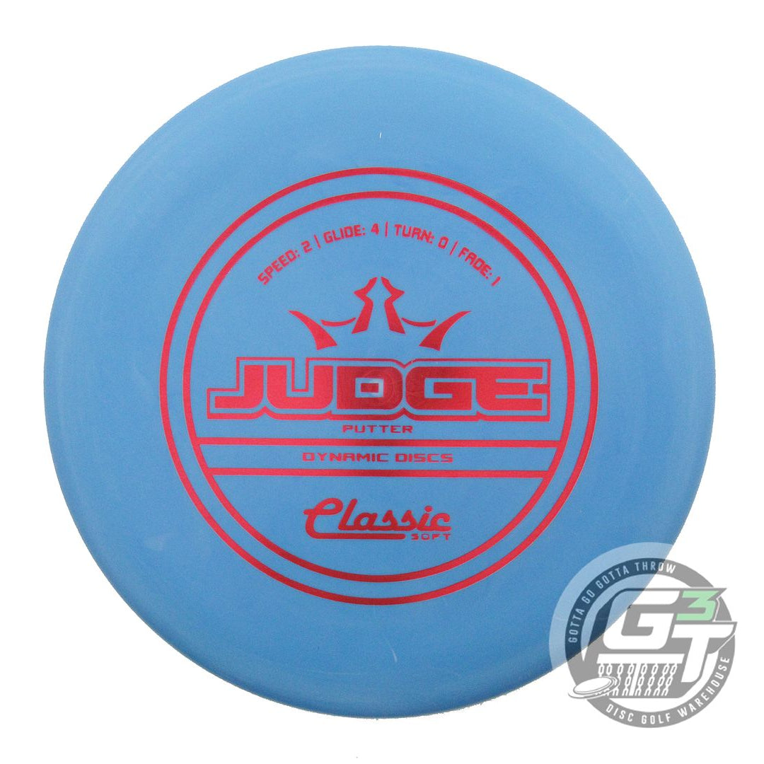 Dynamic Discs Classic Soft Judge Putter Golf Disc (Individually Listed)