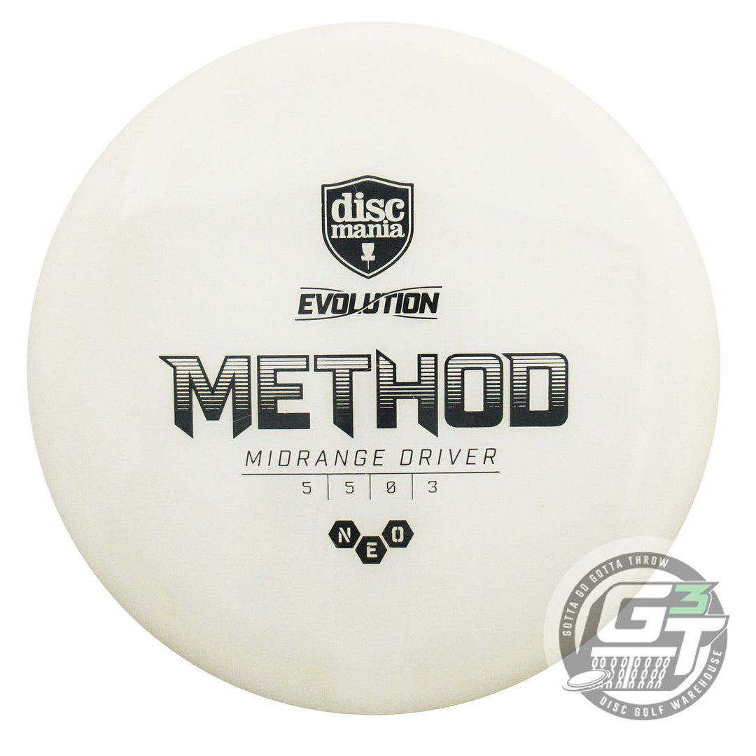 USED DiscMania Neo Method 177g White Black Stamp Midrange Golf Disc