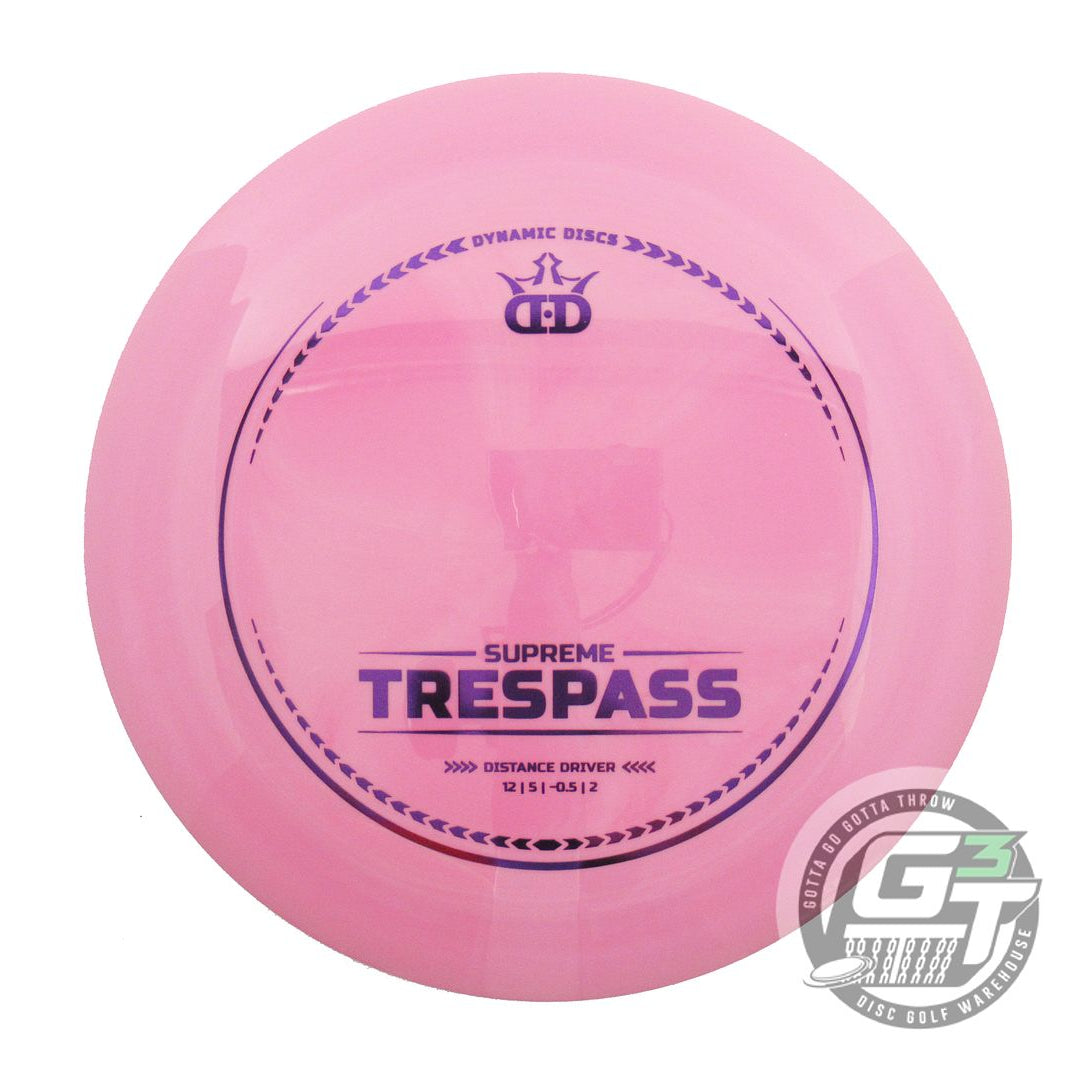 Dynamic Discs Supreme Trespass Distance Driver Golf Disc (Individually Listed)