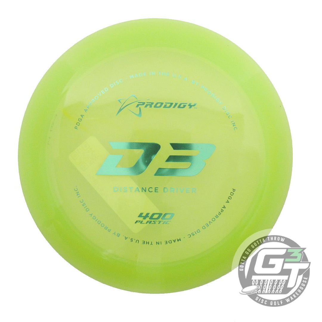 Prodigy 400 Series D3 Distance Driver Golf Disc (Individually Listed)