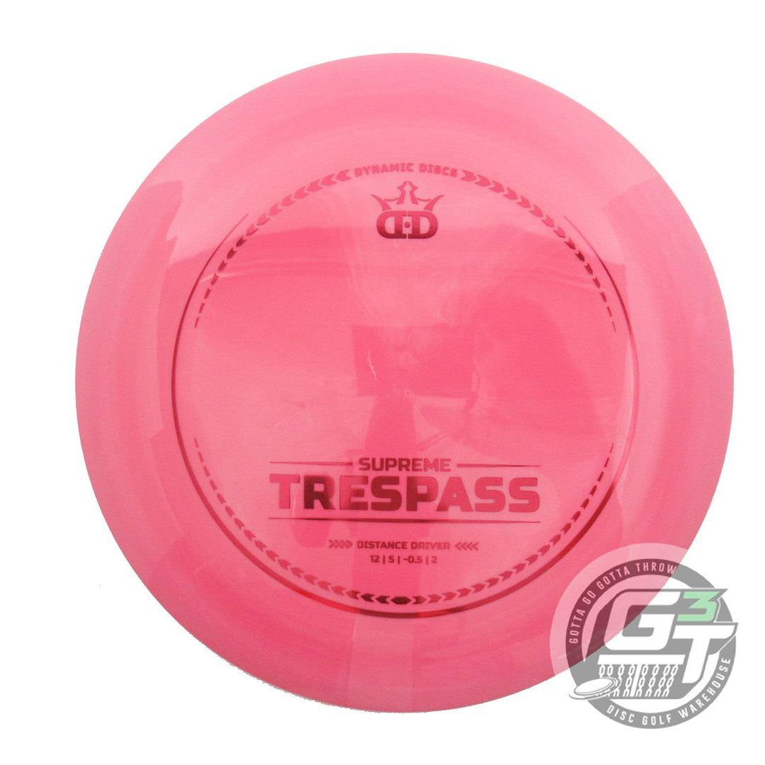 Dynamic Discs Supreme Trespass Distance Driver Golf Disc (Individually Listed)