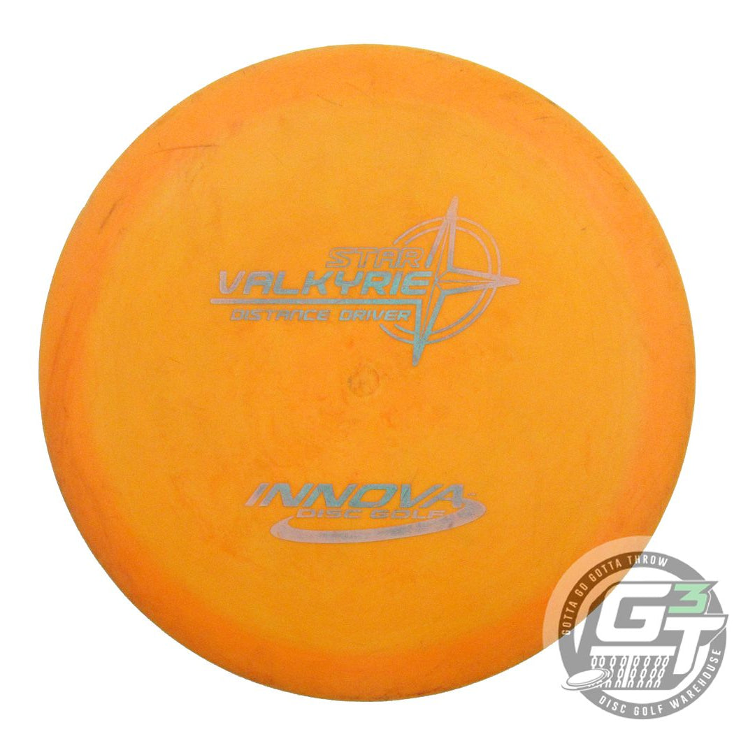 USED Innova Star Valkyrie 175g Orange Blue Foil PFN Distance Driver Golf Disc