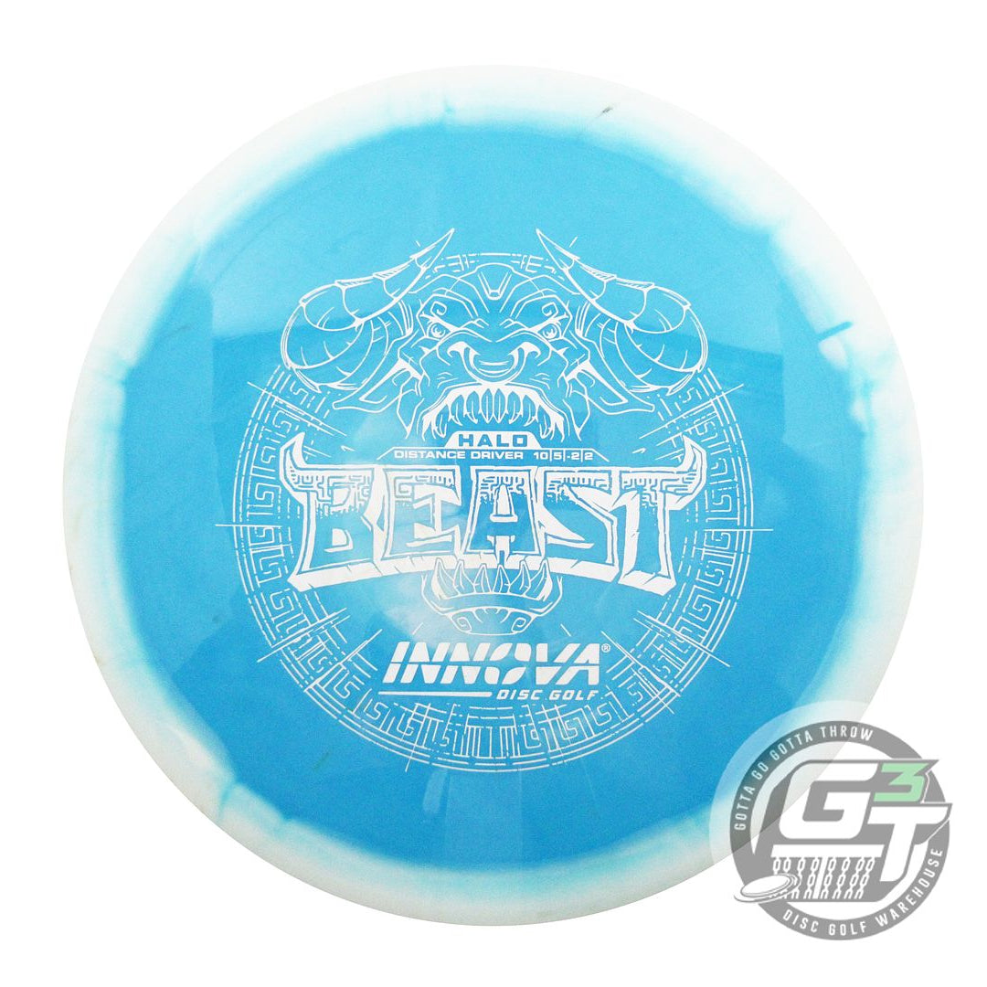 USED Innova Halo Star Beast 174g White-Teal Distance Driver Golf Disc