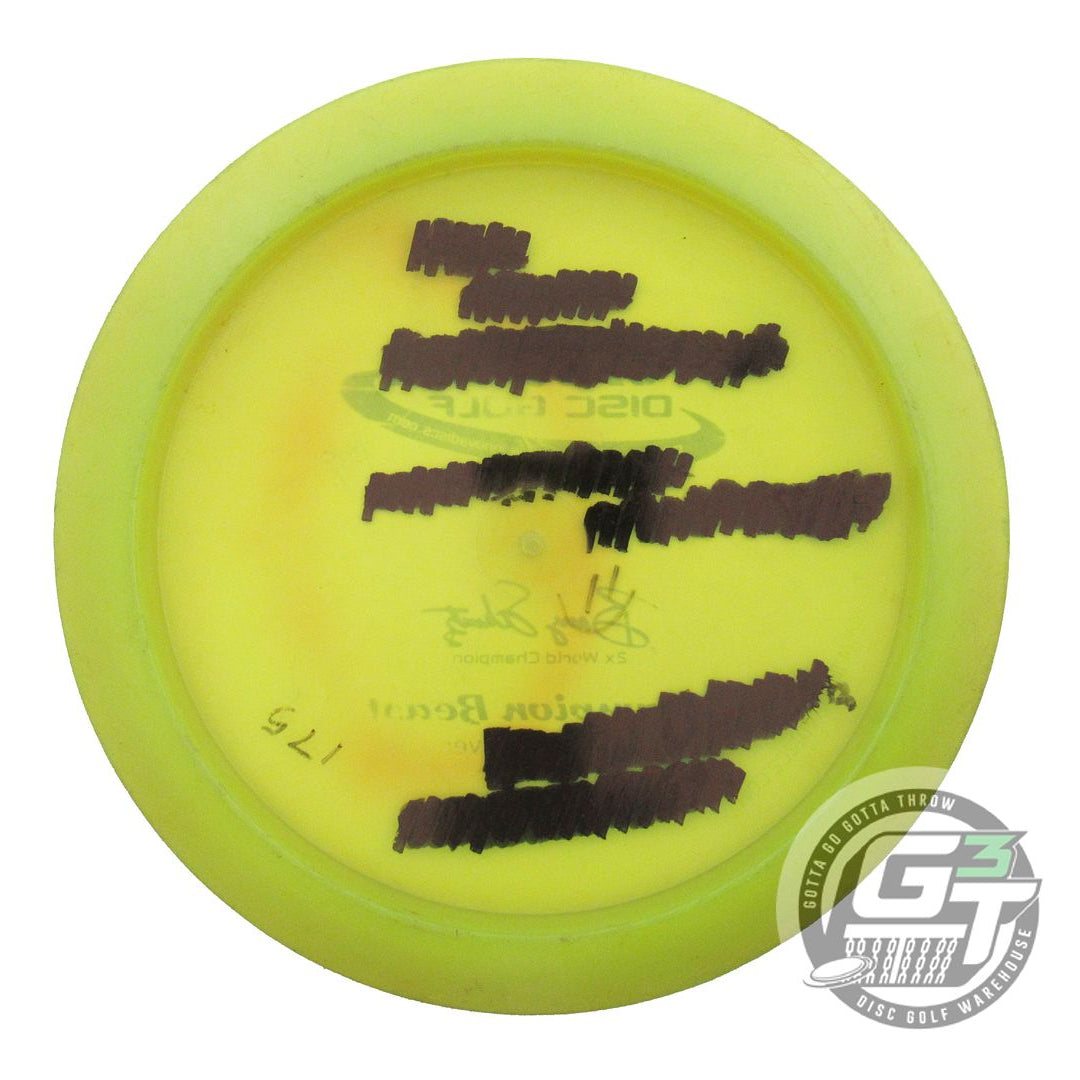 USED Innova Champion Beast 175g Lime White Stamp Distance Driver Golf Disc