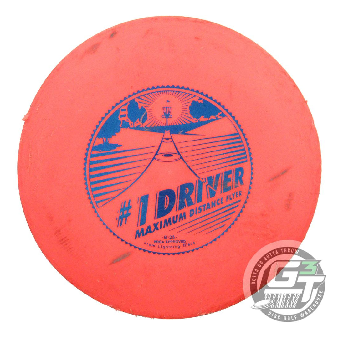 USED Lightning Standard #1 Driver 166g Orange Blue Foil Fairway Driver Golf Disc