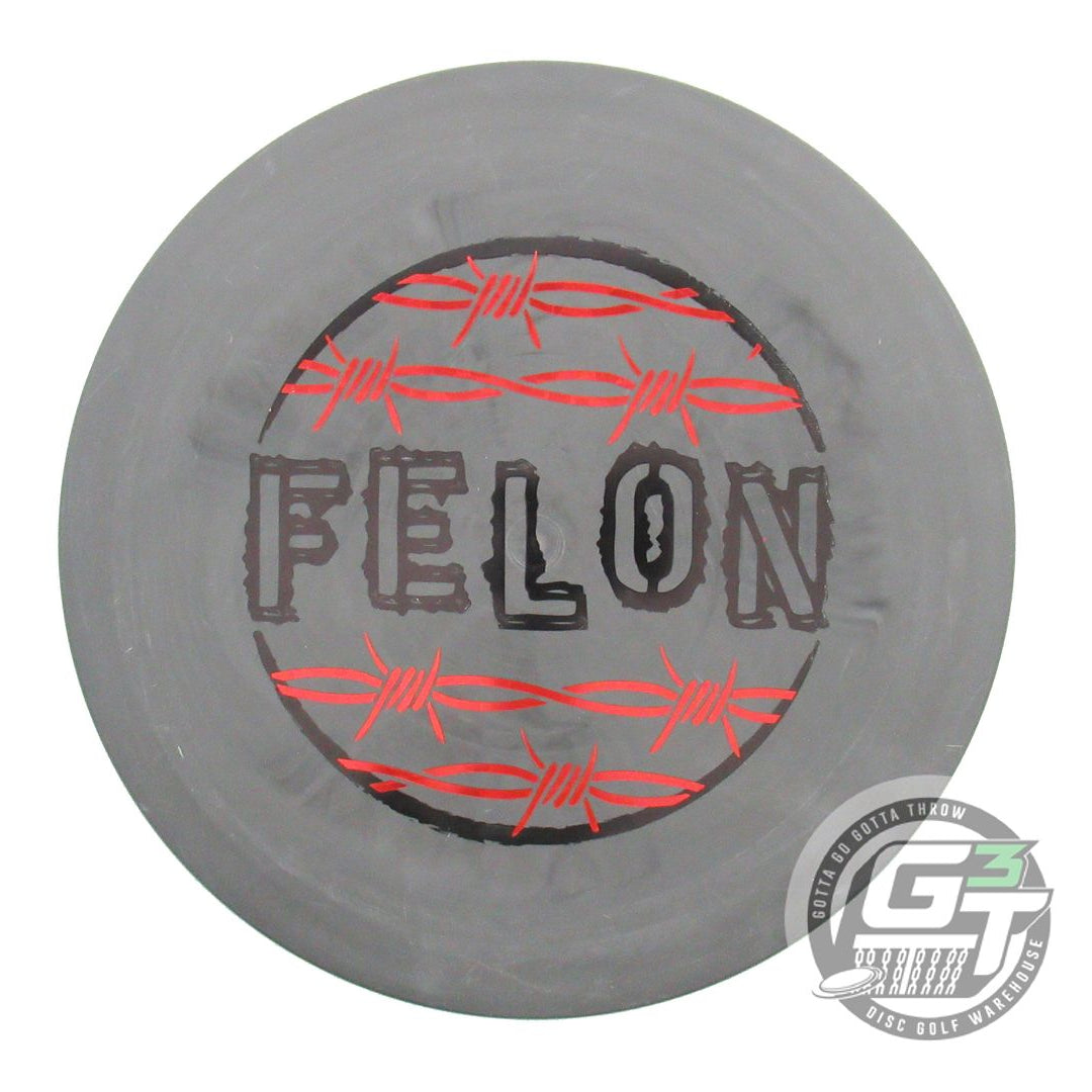 NOS Dynamic Discs BARBED WIRE Prime Felon 172g Gray Fairway Driver Golf Disc