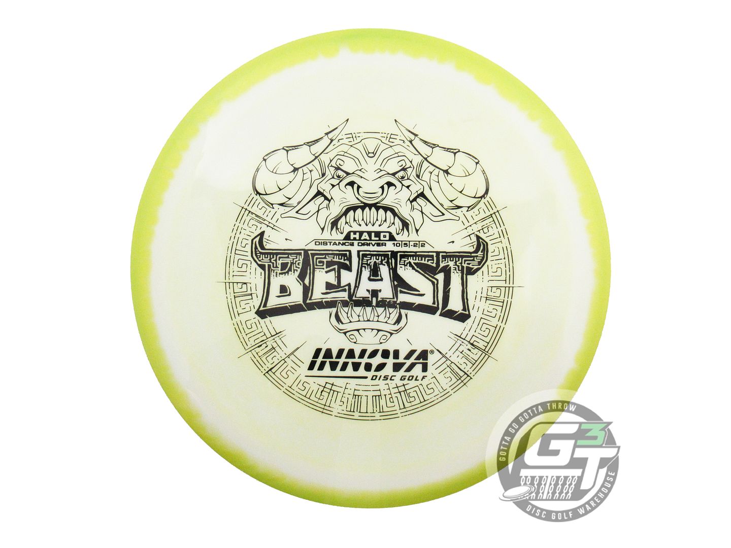 USED Innova Halo Star Beast 175g Yellow-White Distance Driver Golf Disc