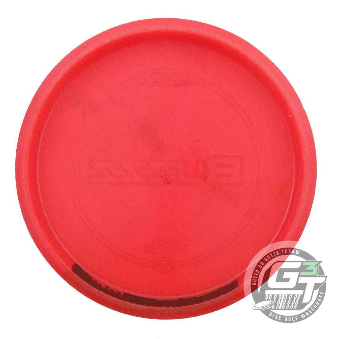 USED Discraft Z Buzzz 176g Red Silver Stamp Midrange Golf Disc