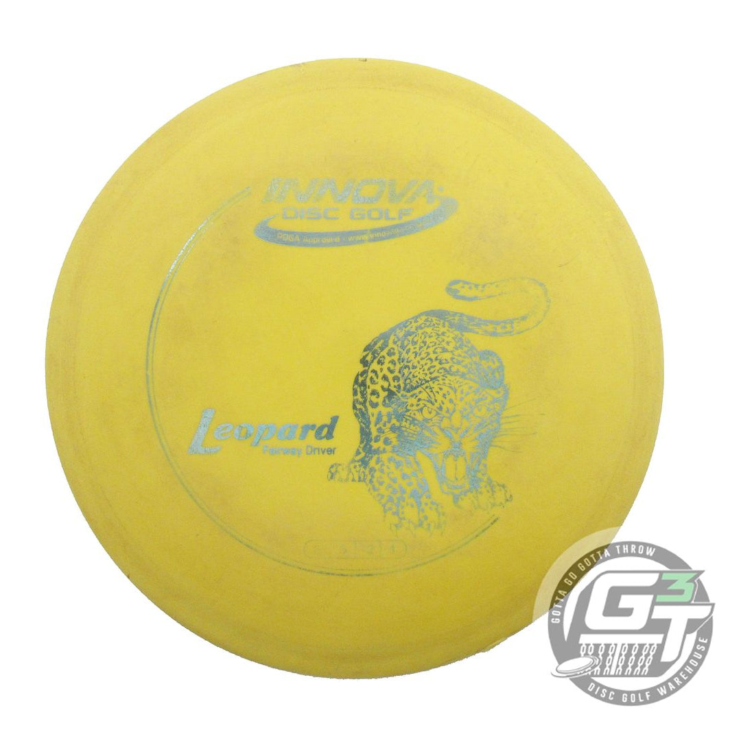 USED Innova DX Leopard 146g Yellow Silver Foil Fairway Driver Golf Disc