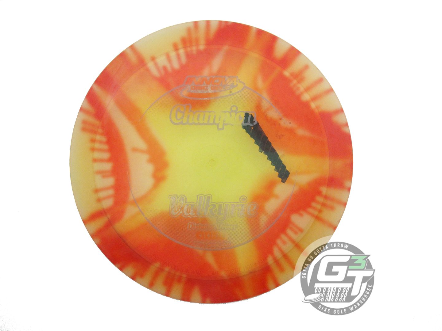 USED Innova I-DYE Champion Valkyrie 166g Star Burst Distance Driver Golf Disc