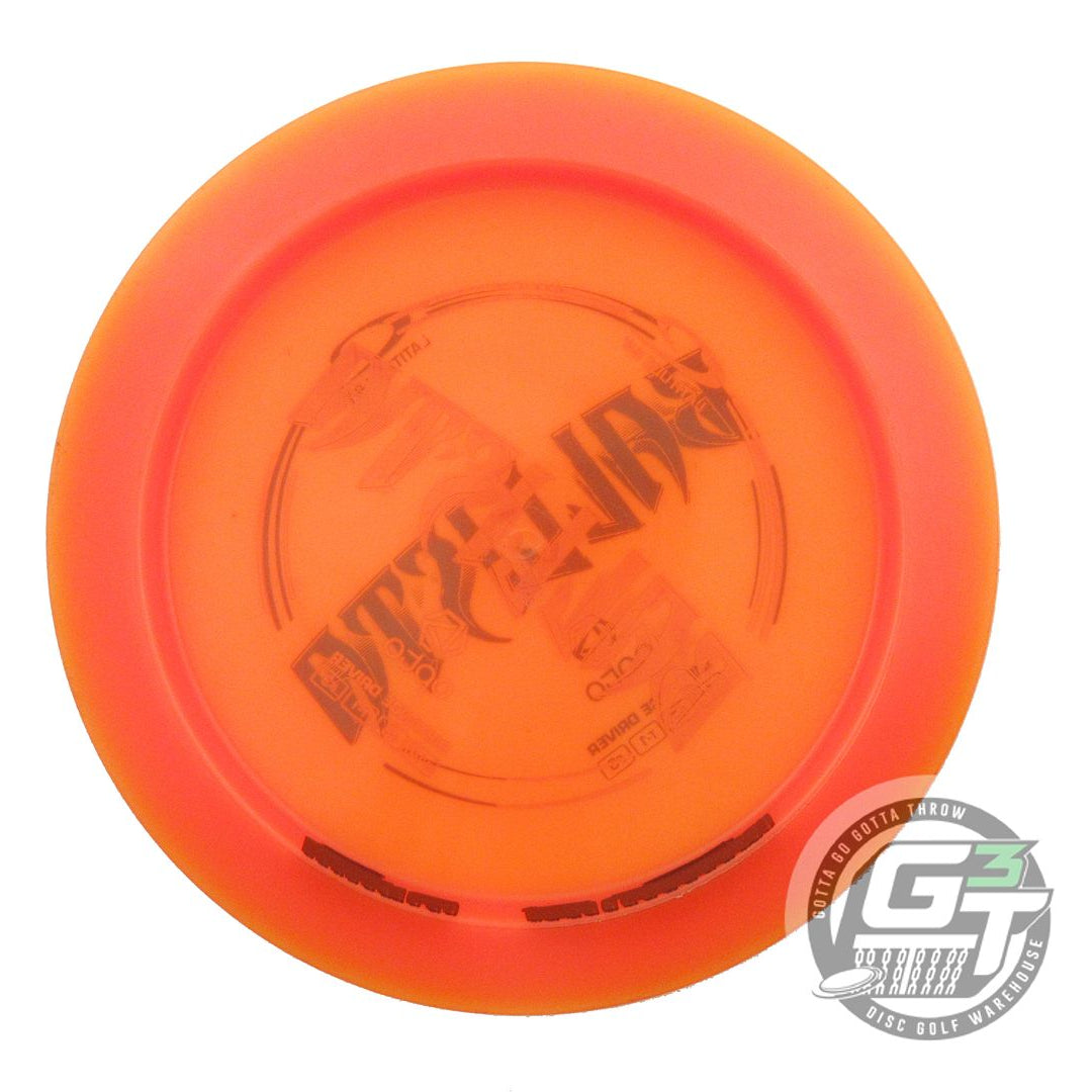 USED Latitude 64 X-OUT Opto Ballista 168g Orange Distance Driver Golf Disc