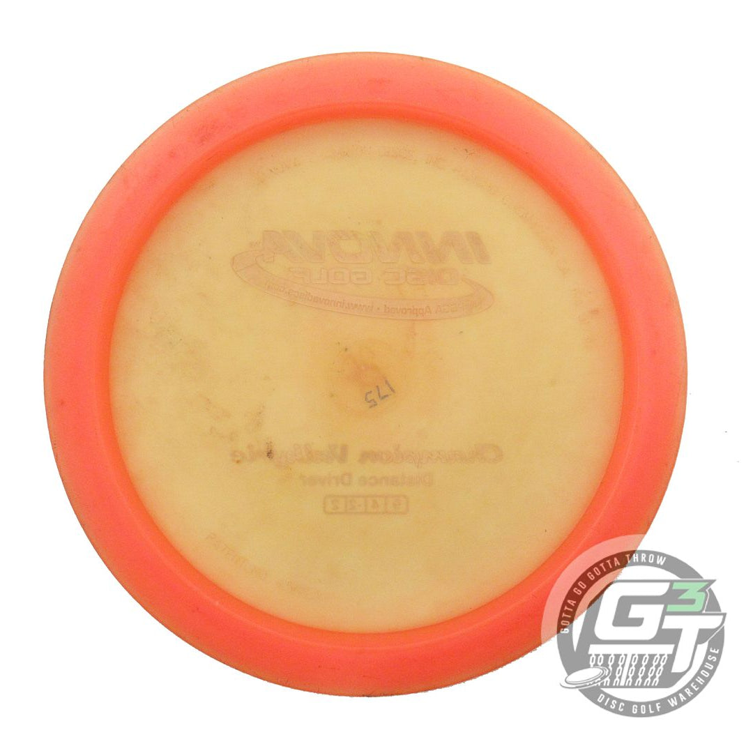 USED Innova Champion Valkyrie 175g Orange Copper Foil Distance Driver Golf Disc