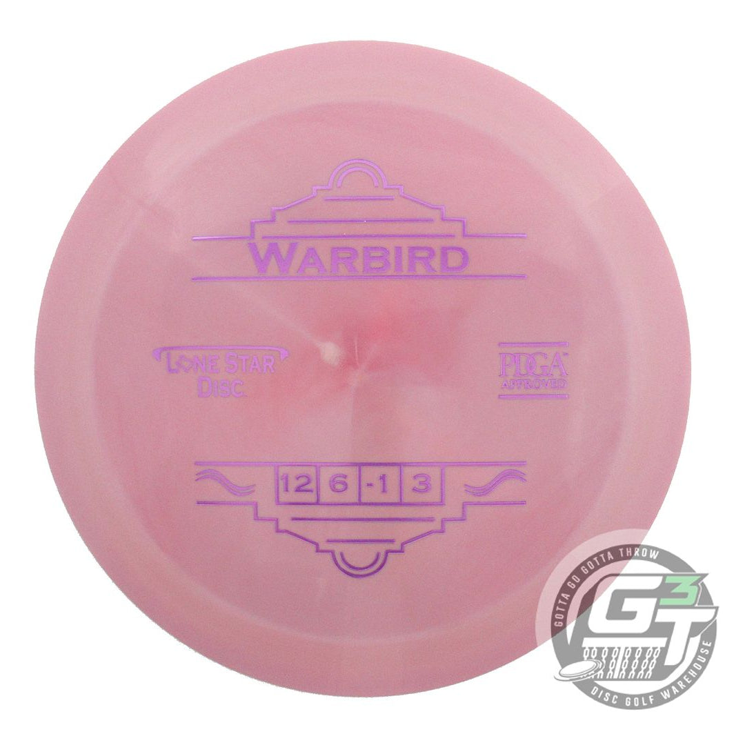 USED Lone Star Bravo Warbird 171g Pink Purple Foil Distance Driver Golf Disc