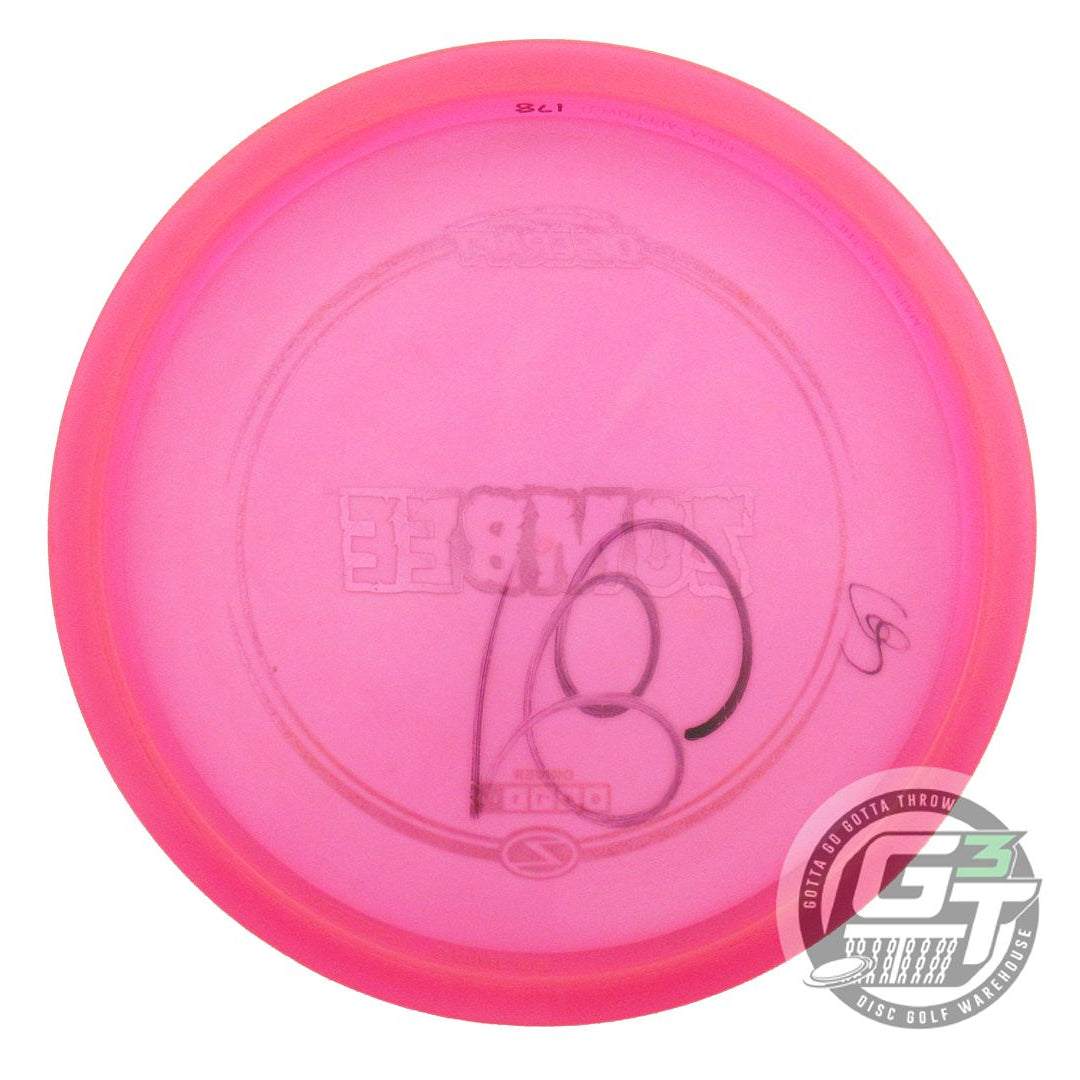USED Discraft Z Zombee 178g Pink Sunset Foil Fairway Driver Golf Disc
