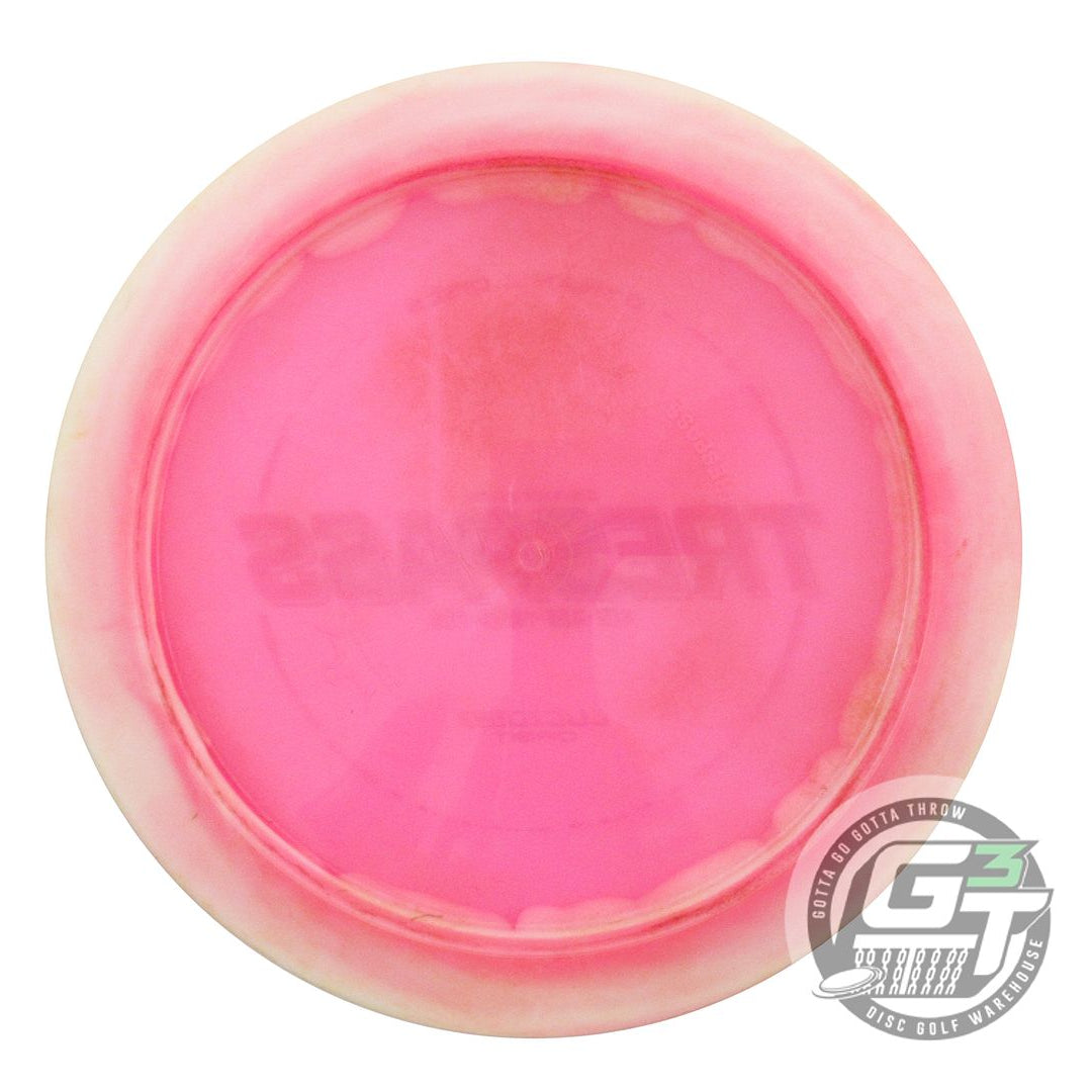 USED Dynamic Discs Lucid Ice Orbit Trespass 175g Pink Distance Driver Golf Disc