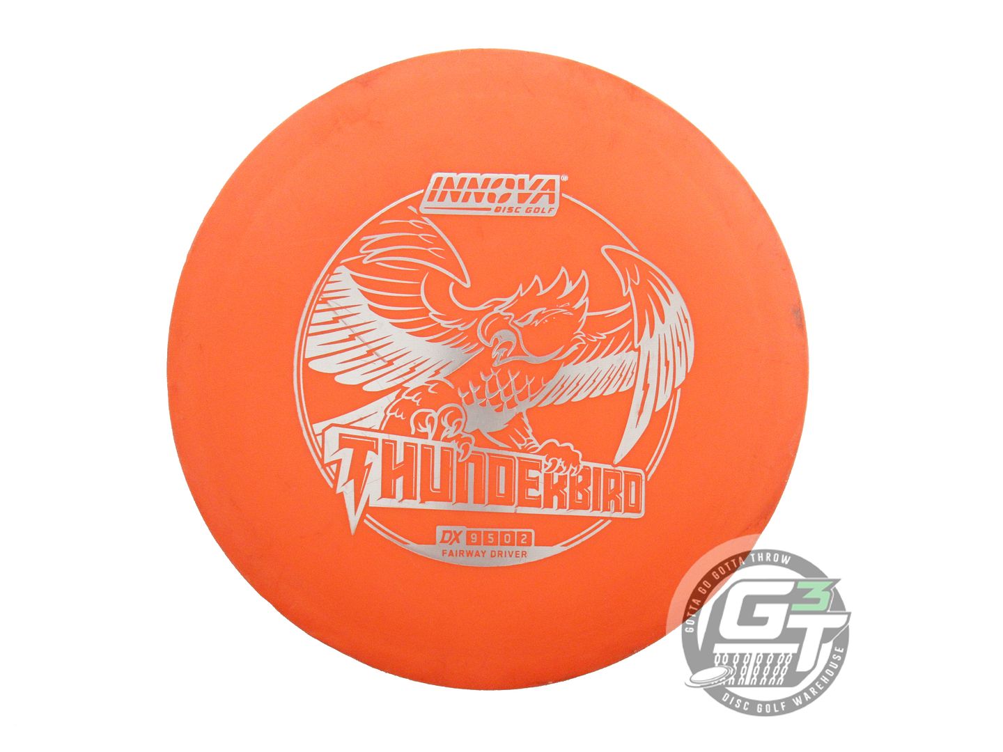 USED Innova DX Thunderbird 172g Orange Silver Foil Distance Driver Golf Disc