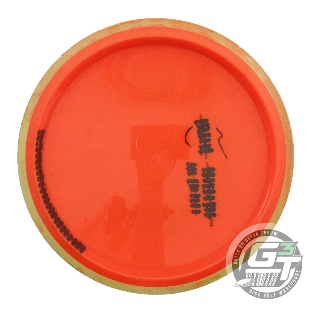 USED Axiom Discs Neutron Crave 173g Orange Mustard Rim Fairway Driver Golf Disc