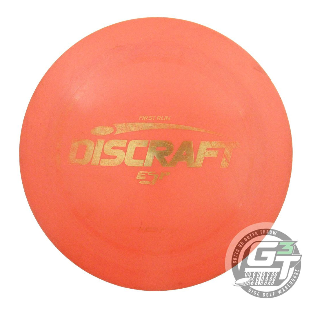 USED Discraft FIRST RUN ESP Crank 175g Orange Gold Foil Distance Driver Disc