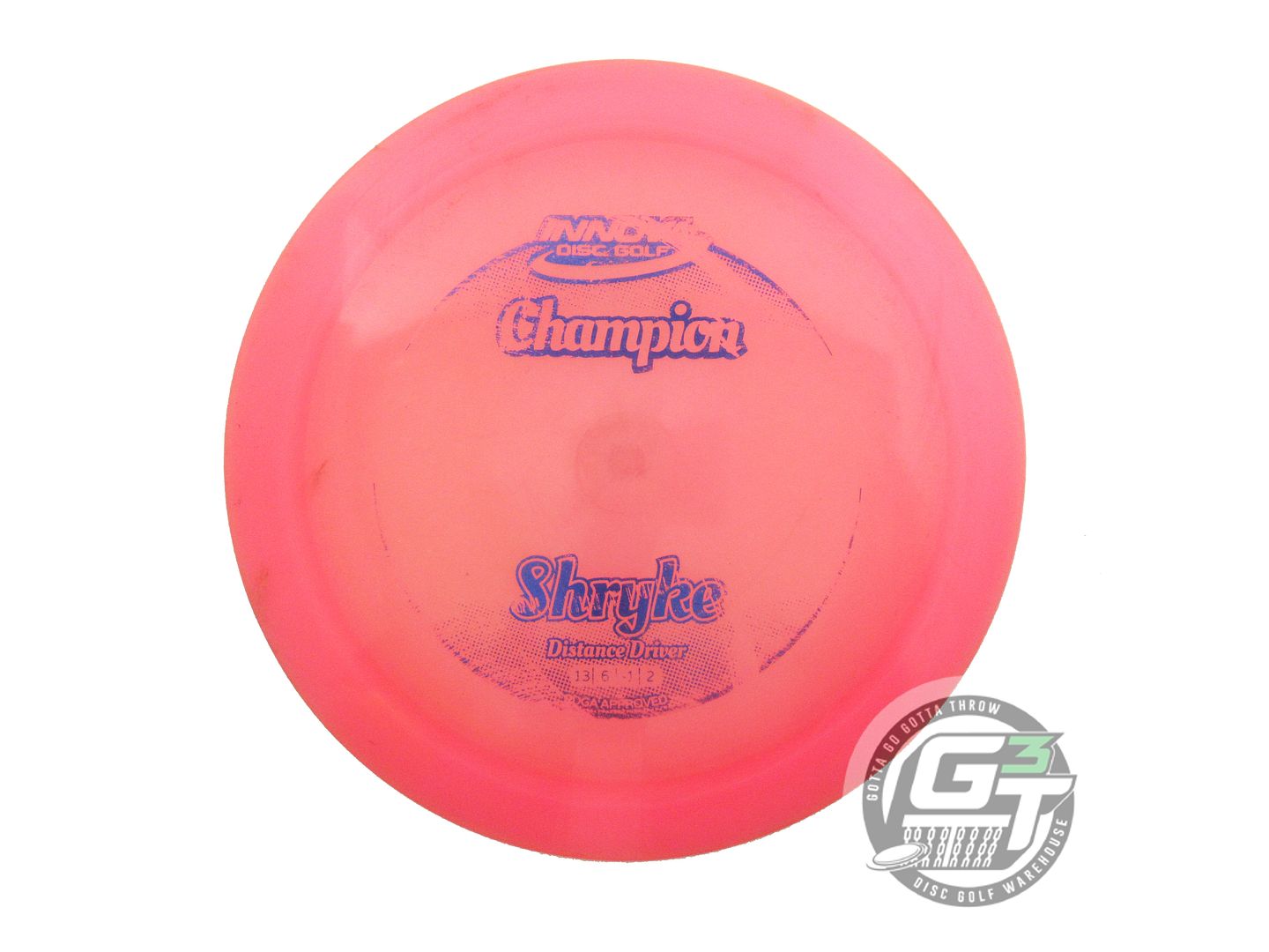 USED Innova Champion Shryke 168g Pink Blue Foil Distance Driver Golf Disc