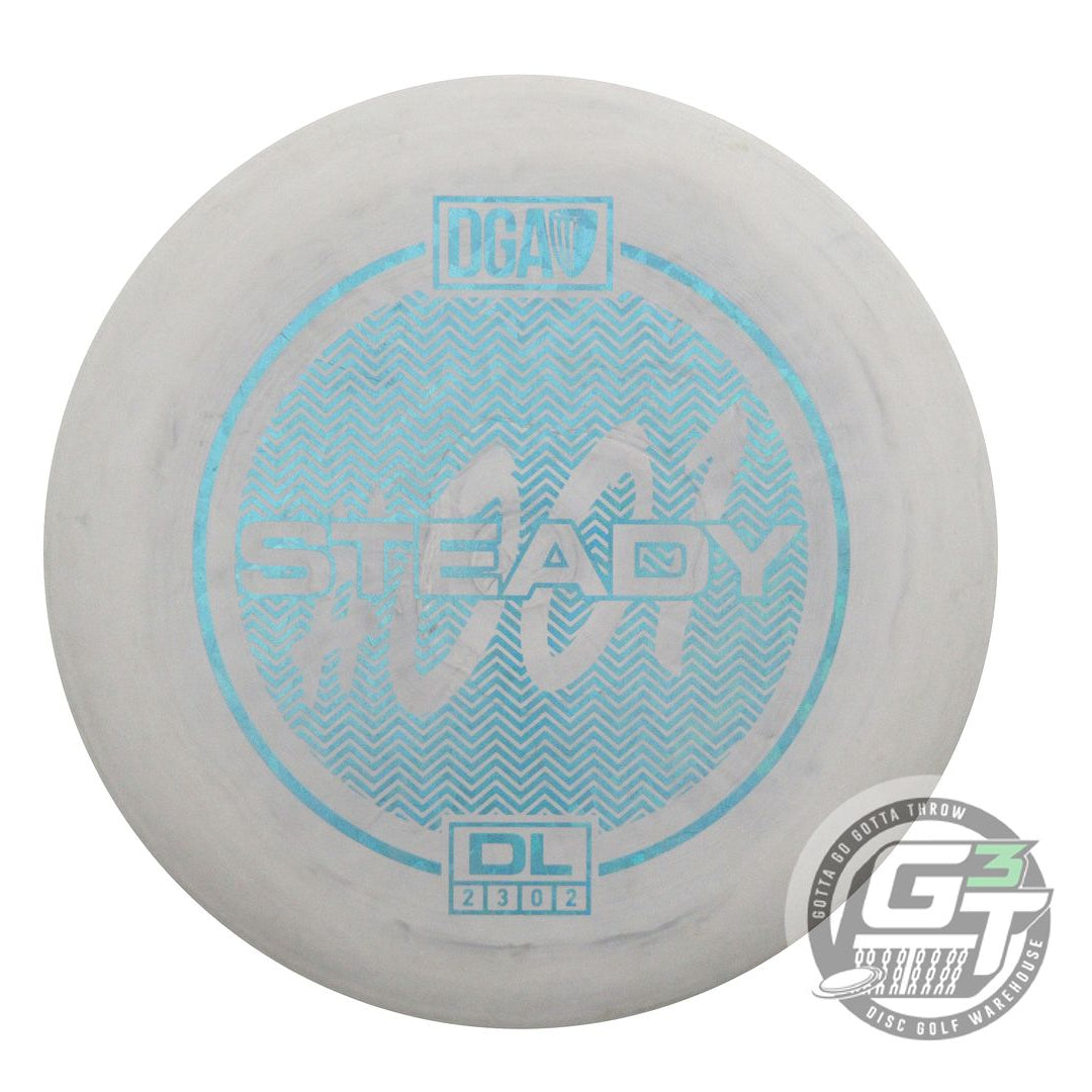 USED DGA D-Line Steady 174g Gray Teal Shatter Foil A Putter Golf Disc