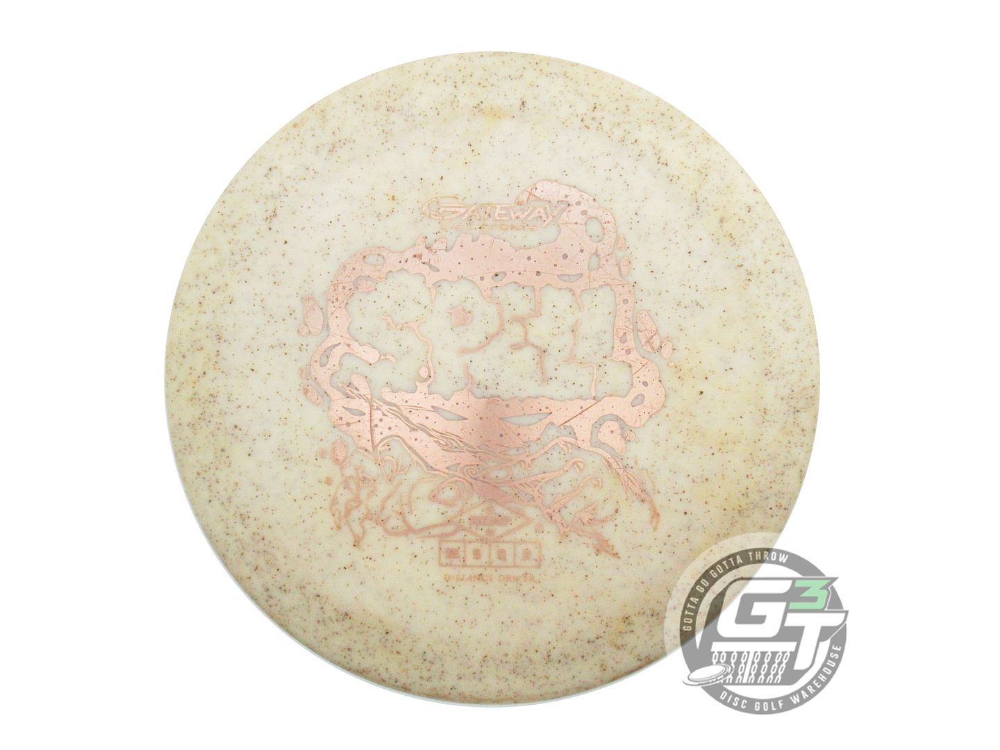 USED Gateway Diamond Hemp Spell 173g Ivory Gold Foil Distance Driver Golf Disc