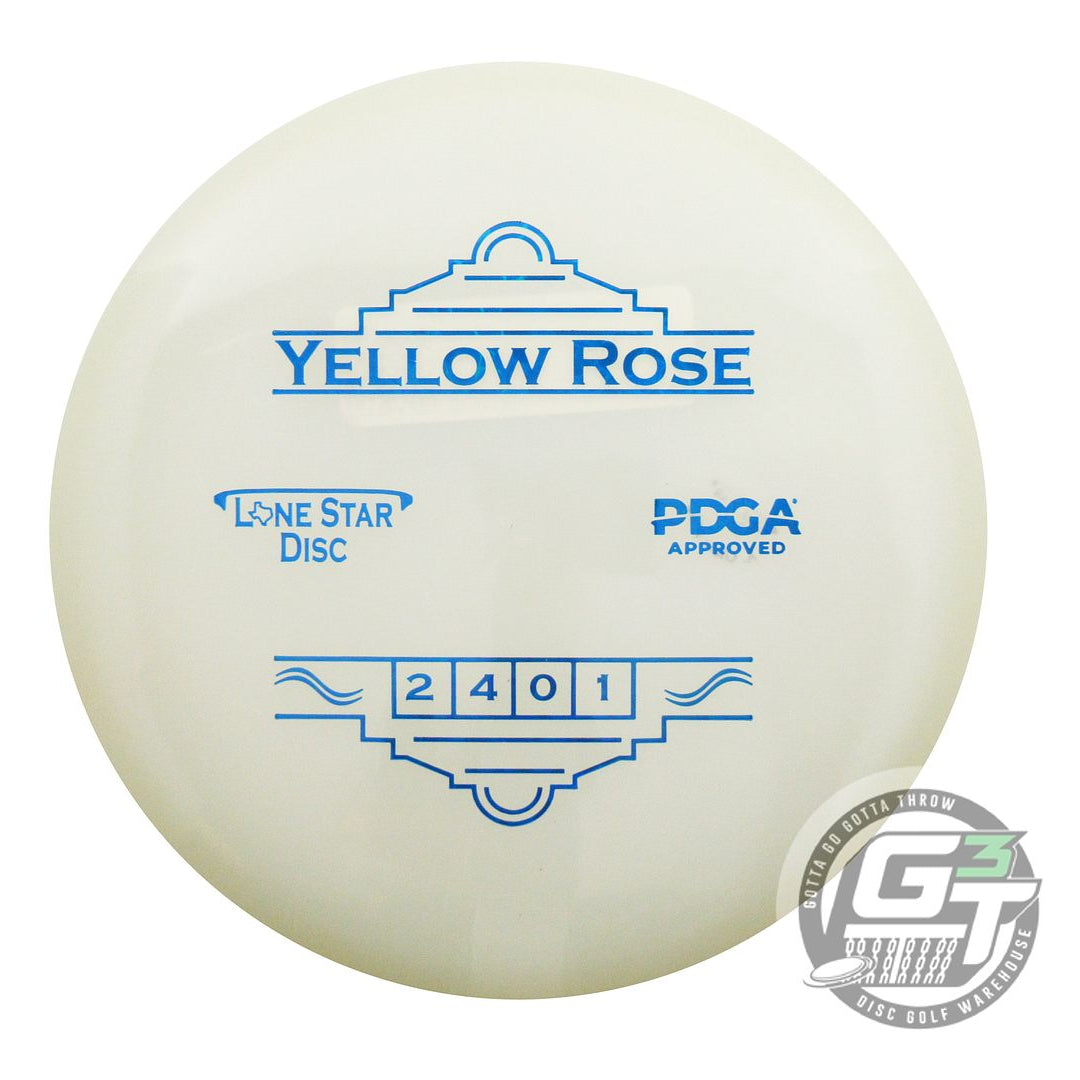 Lone Star Glow Alpha Yellow Rose Putter Golf Disc (Individually Listed)
