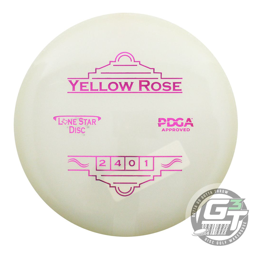 Lone Star Glow Alpha Yellow Rose Putter Golf Disc (Individually Listed)