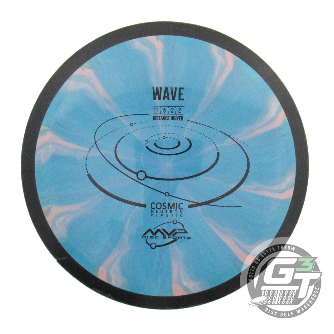 USED MVP Disc Sports Cosmic Neutron Wave 169g Teal-Pink Distance Driver Disc