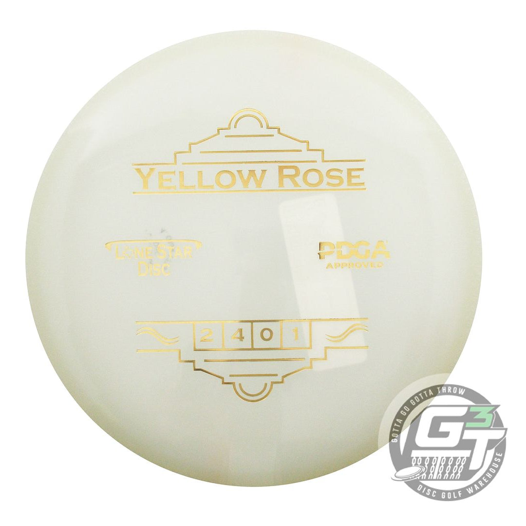 Lone Star Glow Alpha Yellow Rose Putter Golf Disc (Individually Listed)