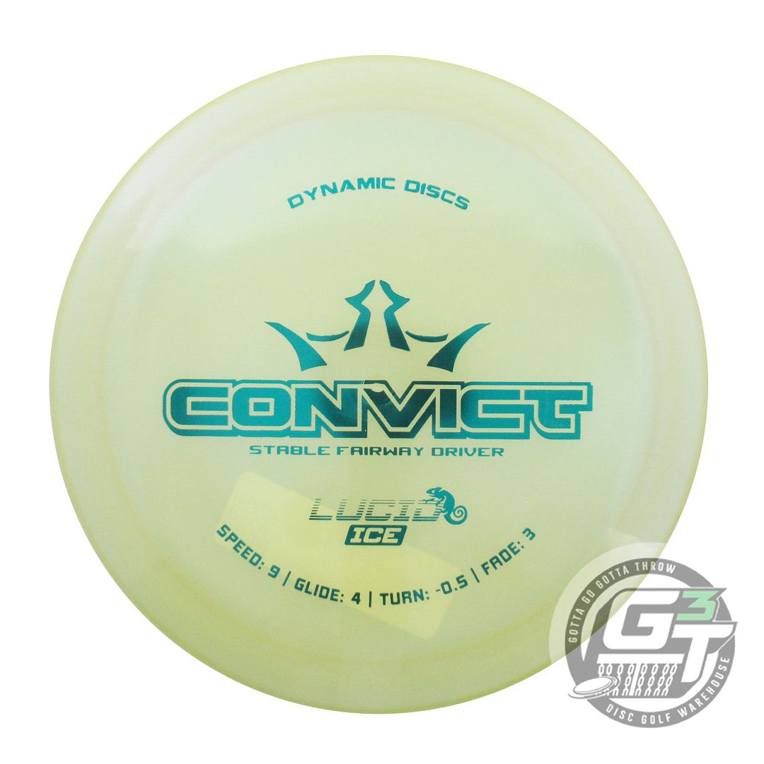 Dynamic Discs Chameleon Lucid Ice Convict Fairway Driver Golf Disc (Individually Listed)