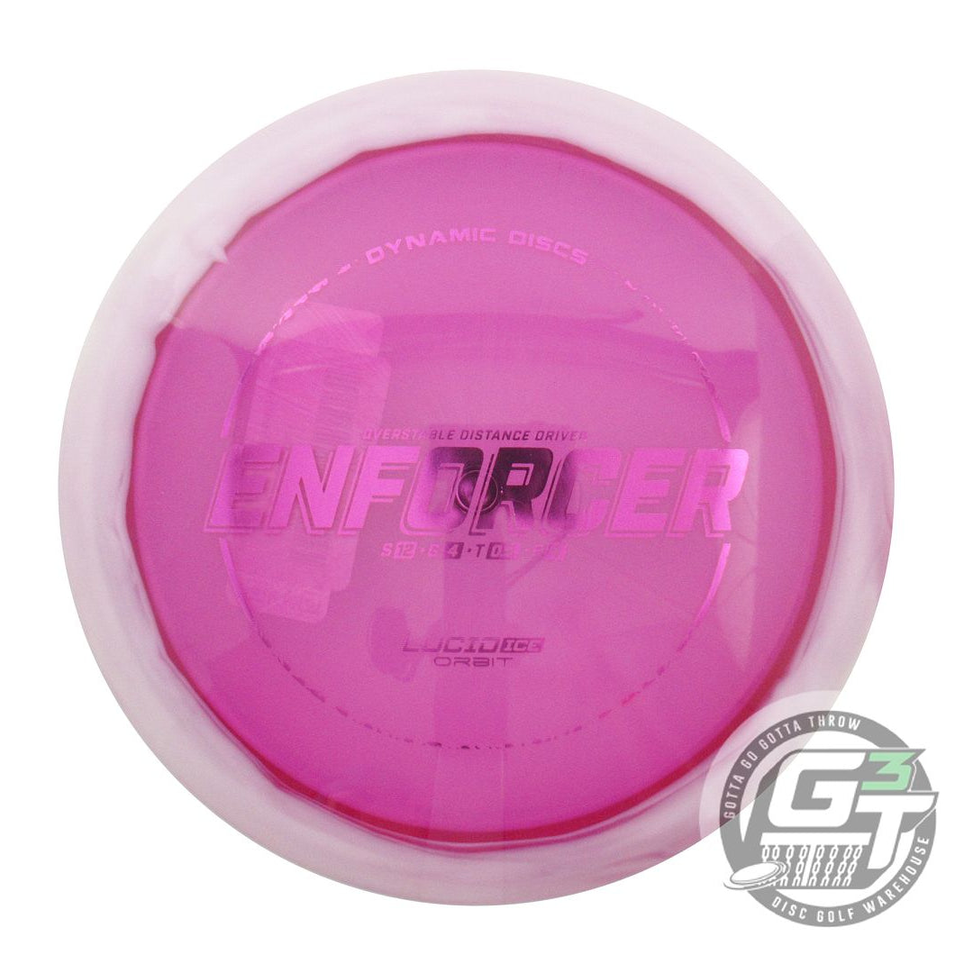 Dynamic Discs Lucid Ice Orbit Enforcer Distance Driver Golf Disc (Individually Listed)