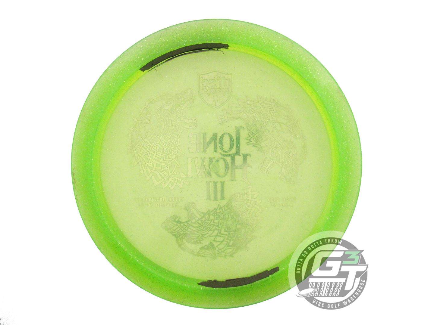 USED DiscMania LONE HOWL 3 Metal Flake C-Line PD 171g Lime Driver Golf Disc
