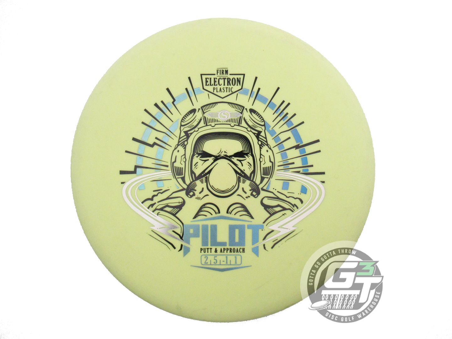 USED Streamline Discs Electron Firm Pilot 168g Yellow Putter Golf Disc
