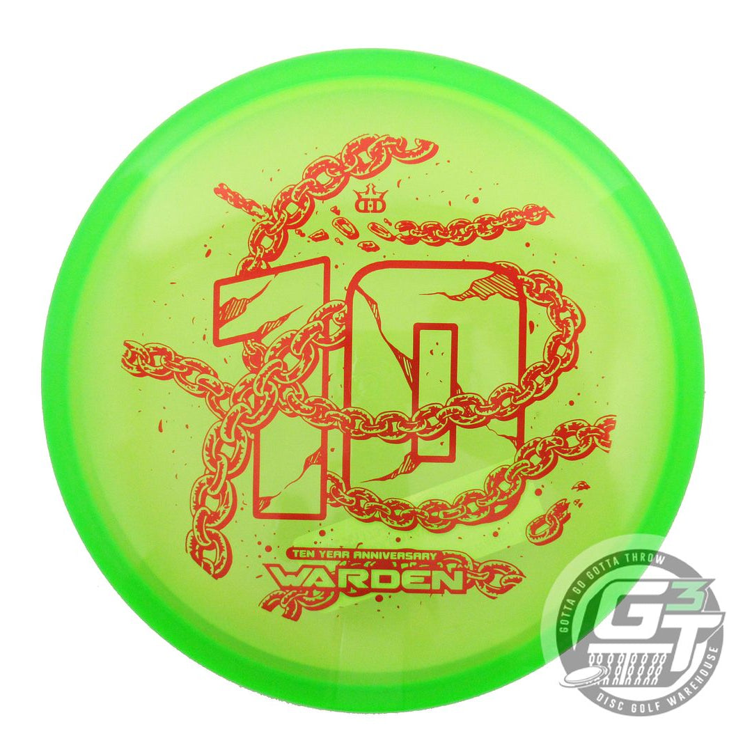 Dynamic Discs Limited Edition 10-Year Anniversary Lucid Ice Warden Putter Golf Disc (Individually Listed)