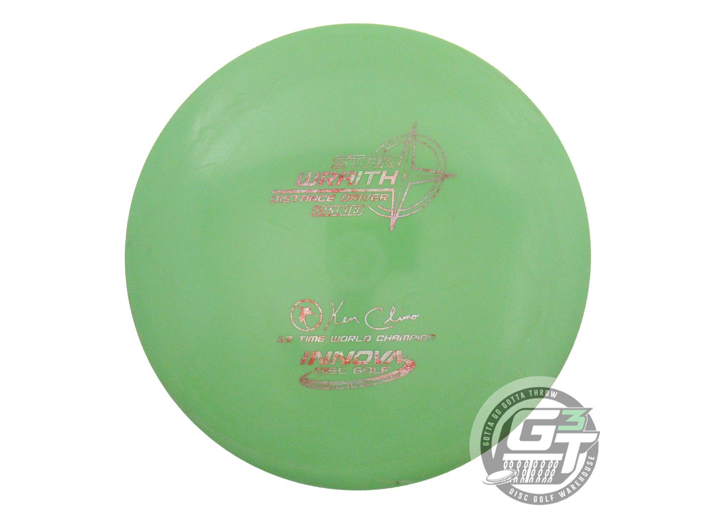 USED Innova Star Wraith 171g Green Red Foil Distance Driver Golf Disc