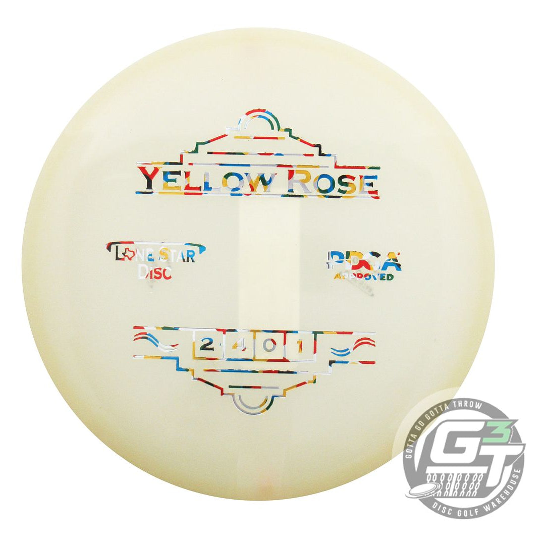 Lone Star Glow Bravo Yellow Rose Putter Golf Disc (Individually Listed)