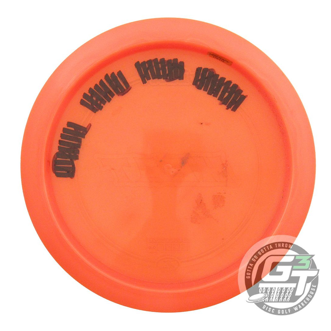 USED Discraft Z Heat 172g Orange Stripe Foil Distance Driver Golf Disc