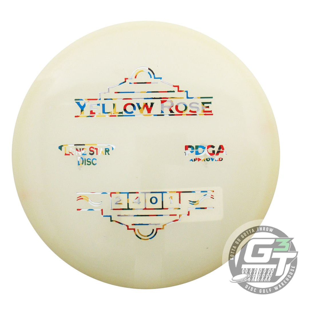Lone Star Glow Bravo Yellow Rose Putter Golf Disc (Individually Listed)